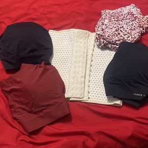 Girdle and 4 soft no underwire bras , XL SIZE